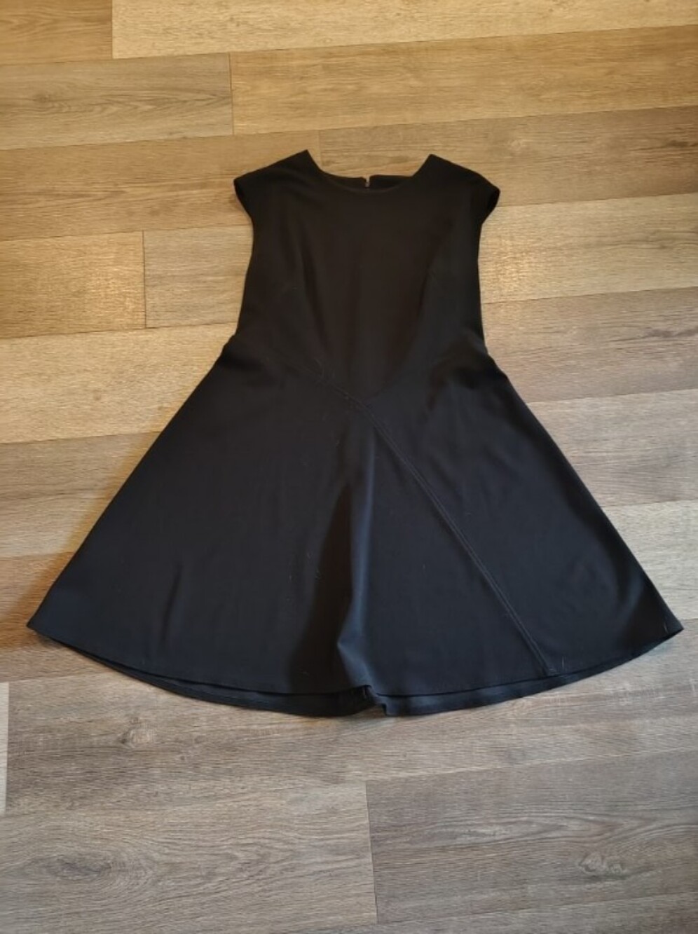 Calvin Klein Black Mini Fit-and-Flare Dress
